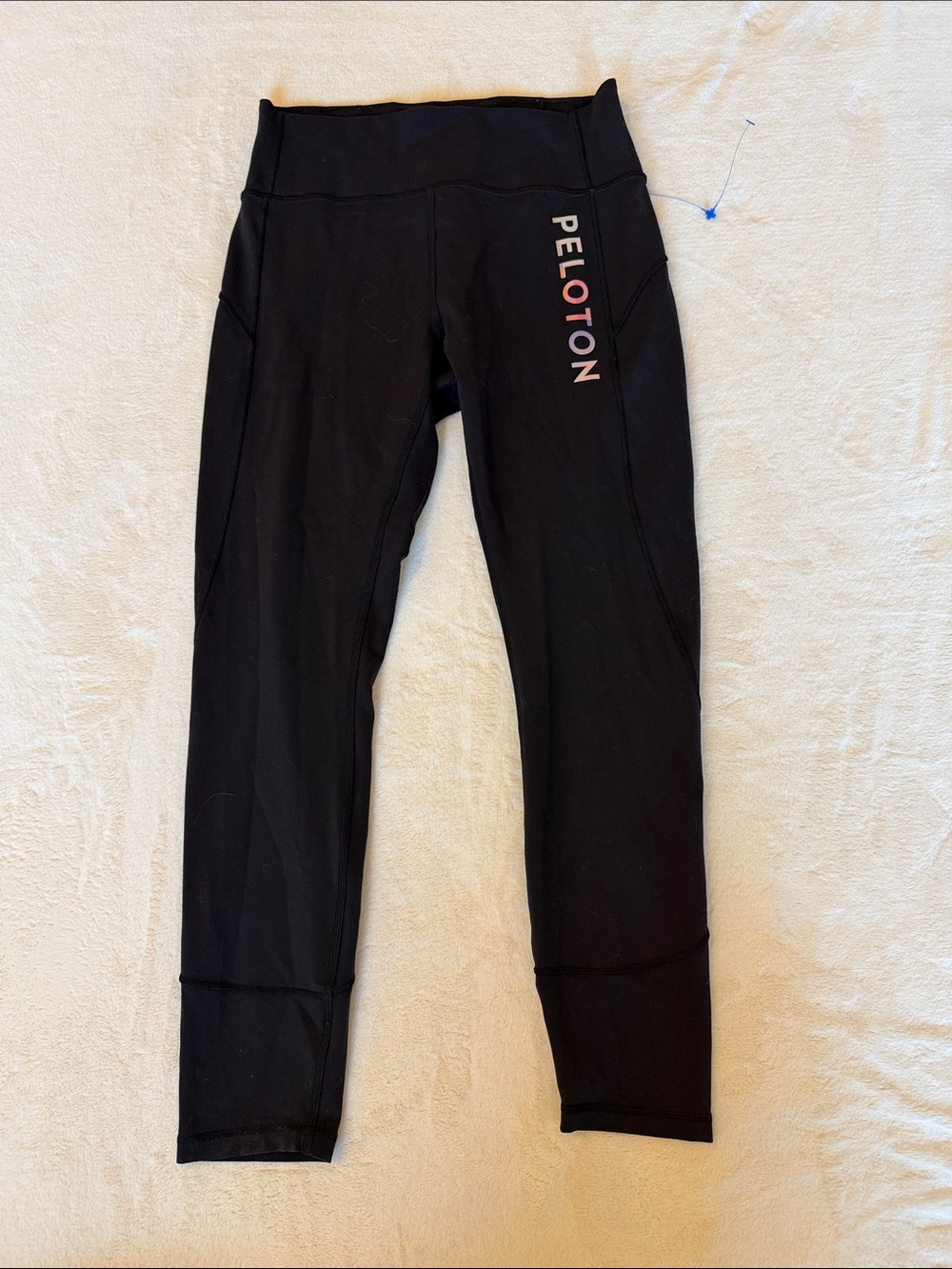 lululemon athletica Black Leggings with multicolor Logo